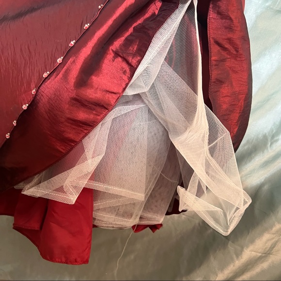 Exquisite, Tiffany, embellished,strapless mermaid formal ball gown. 12 runs sm. - Picture 8 of 14